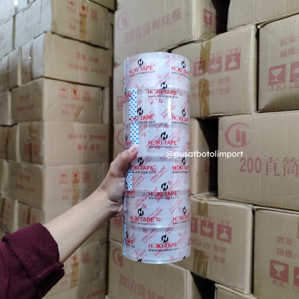 

Lakban Bening 48mm x 90y / Lakban Bening Hoki Tape