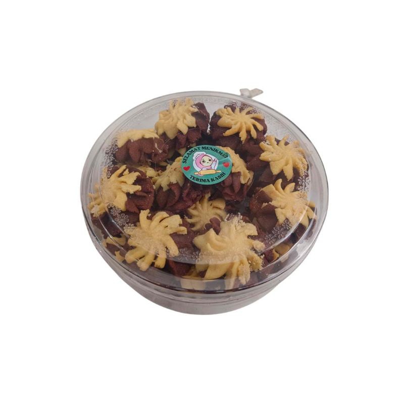 

Kuker kue kering sidomukti bunga bungket kemasan toples 250gr homemade