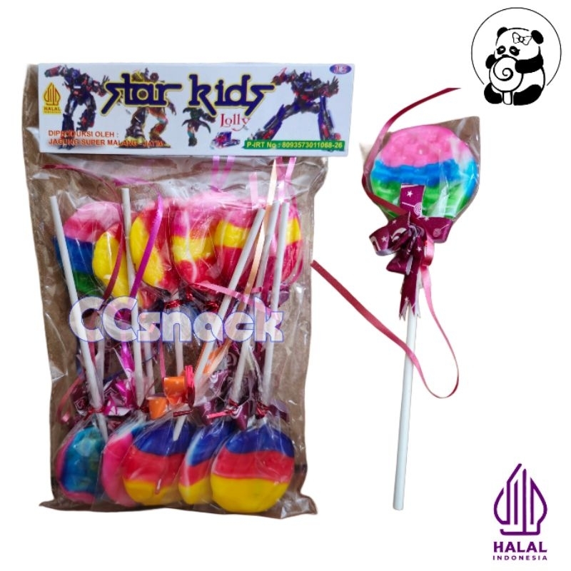 

STAR KIDS POP IT LOLIPOP PAK ISI 10