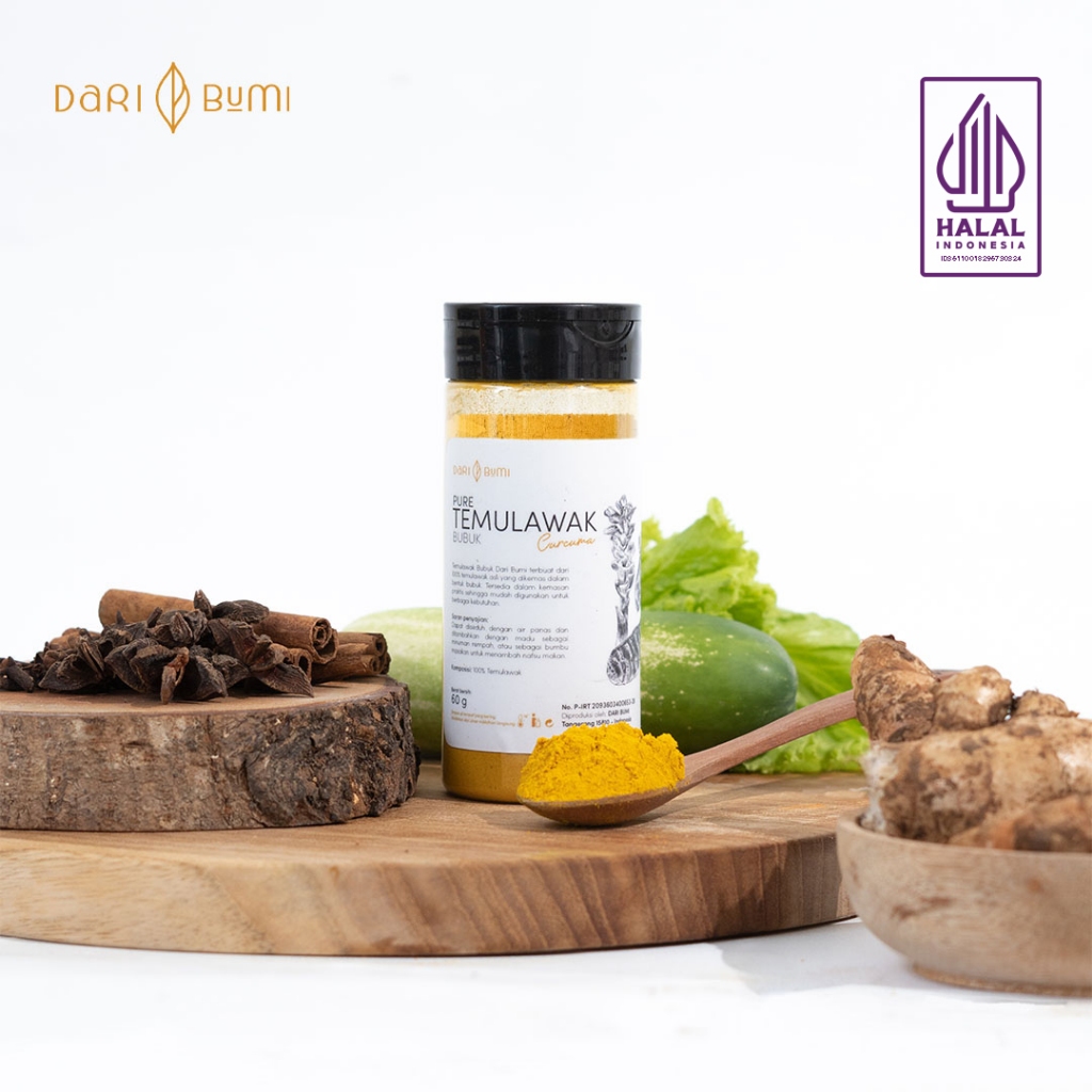 

Dari Bumi | Jogja | Temulawak Bubuk 60 Gr Premium Curcuma Powder