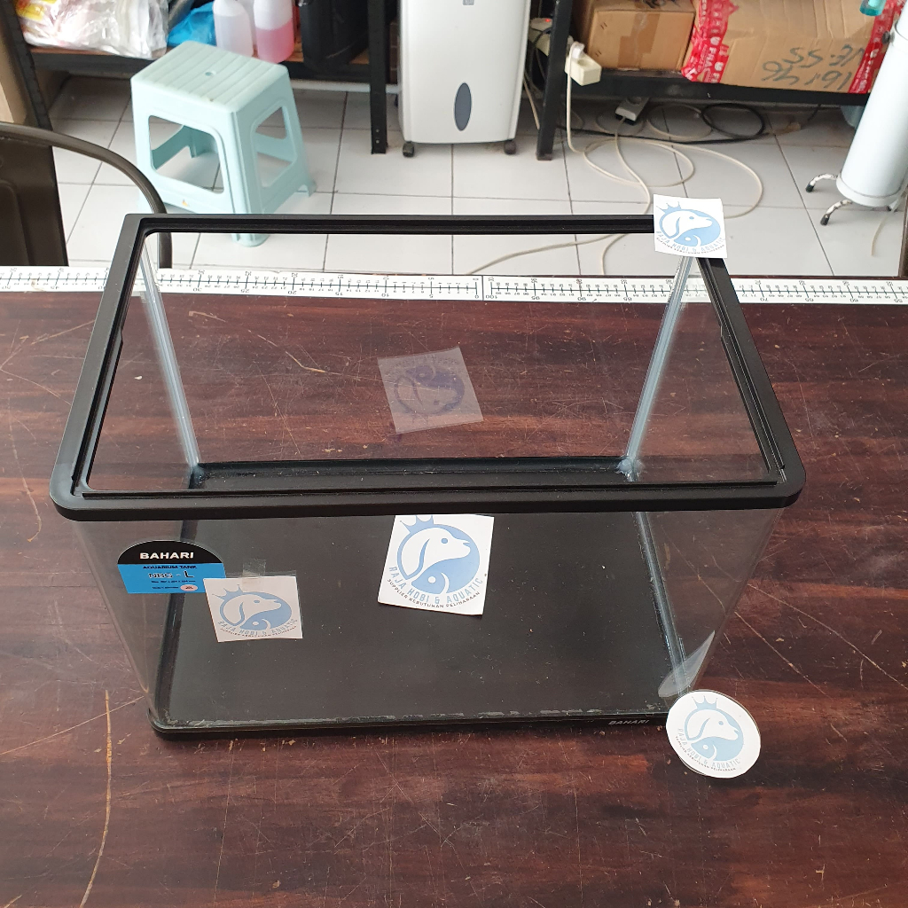 TANK AQUARIUM BAHARI NBG L 40.7 X 25.4 X 28.4 CM  BANDING BENDING MELENGKUNG AKUARIUM KACA AKRILIK A