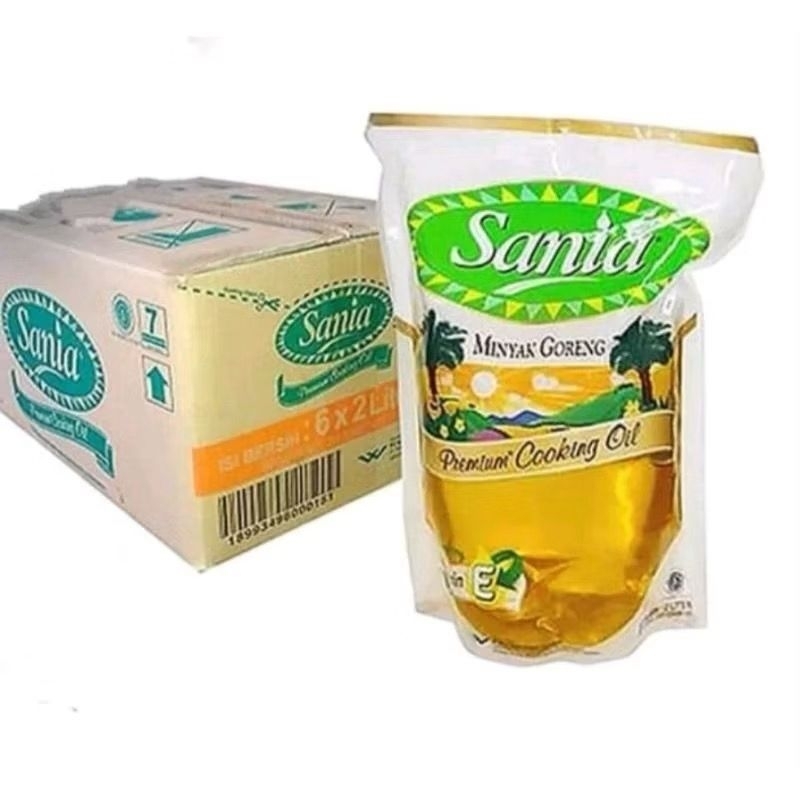 Minyak Goreng Sania 2 Liter 1 Dus isi 6