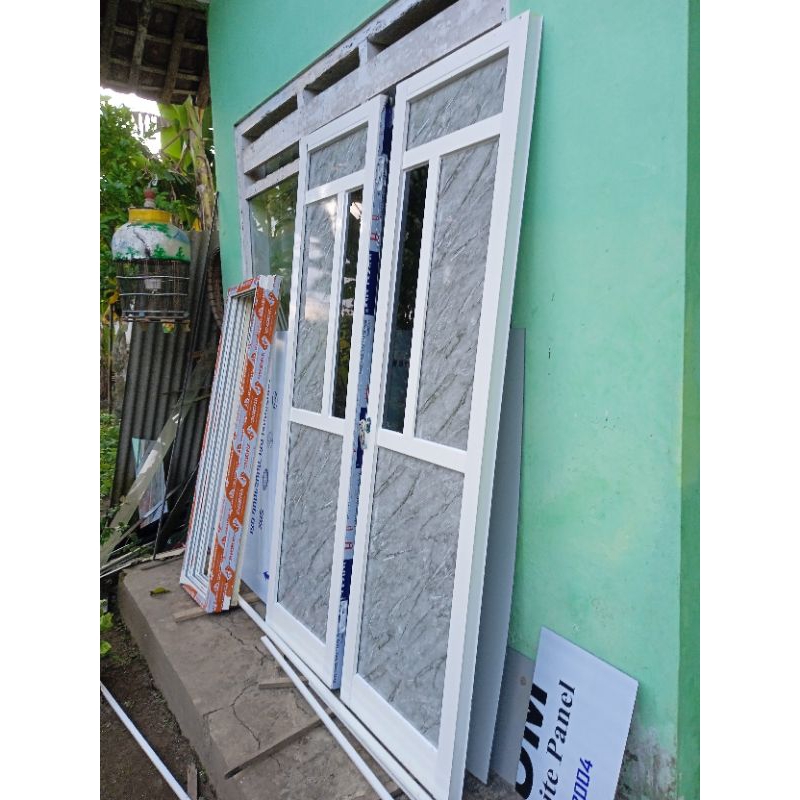PINTU+KUSEN ALUMUNIUM  T 200 x L120 KUPU TARUNG
