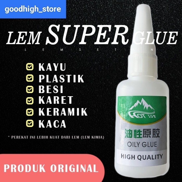 

Lem Super Glue Serbaguna Cairan Super Perekat Kuat Lem Korea