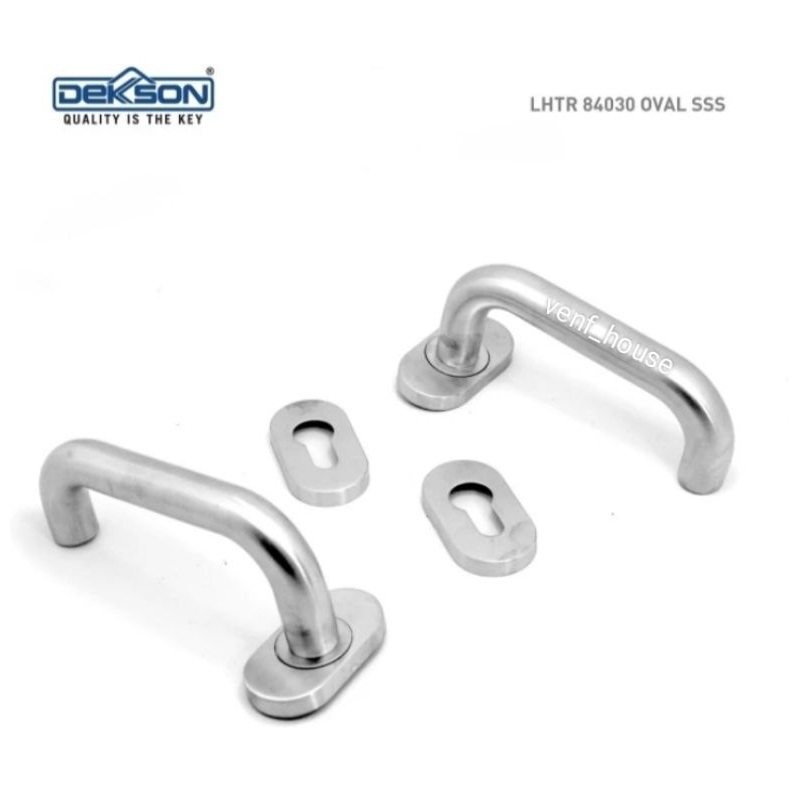 Lever Handle Tube Roses Dekkson LHTR 84030 OVAL SSS *