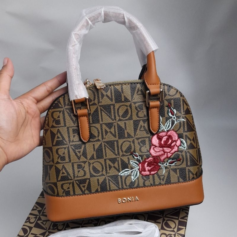 Tas Bonia Alma Rose Bordir Box