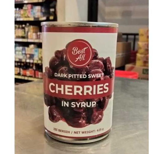 

BEST ALL DARK PITTED SWEET CHEERIES IN SYRUP 425 GRAM