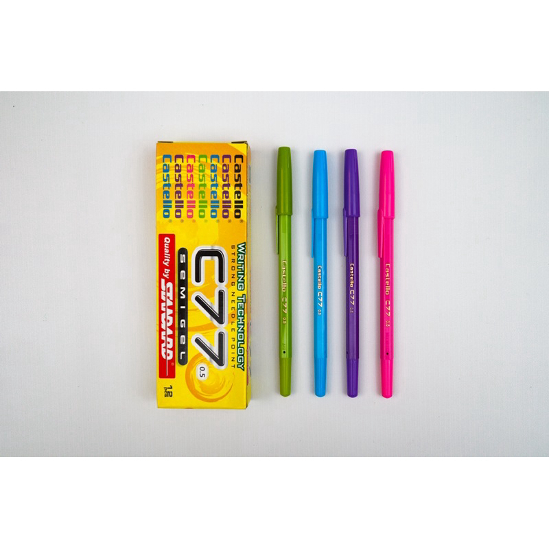 

PEN SEMI GEL STANDARD CASTELLO C77 / PULPEN STANDARD C-77 CASTELLO