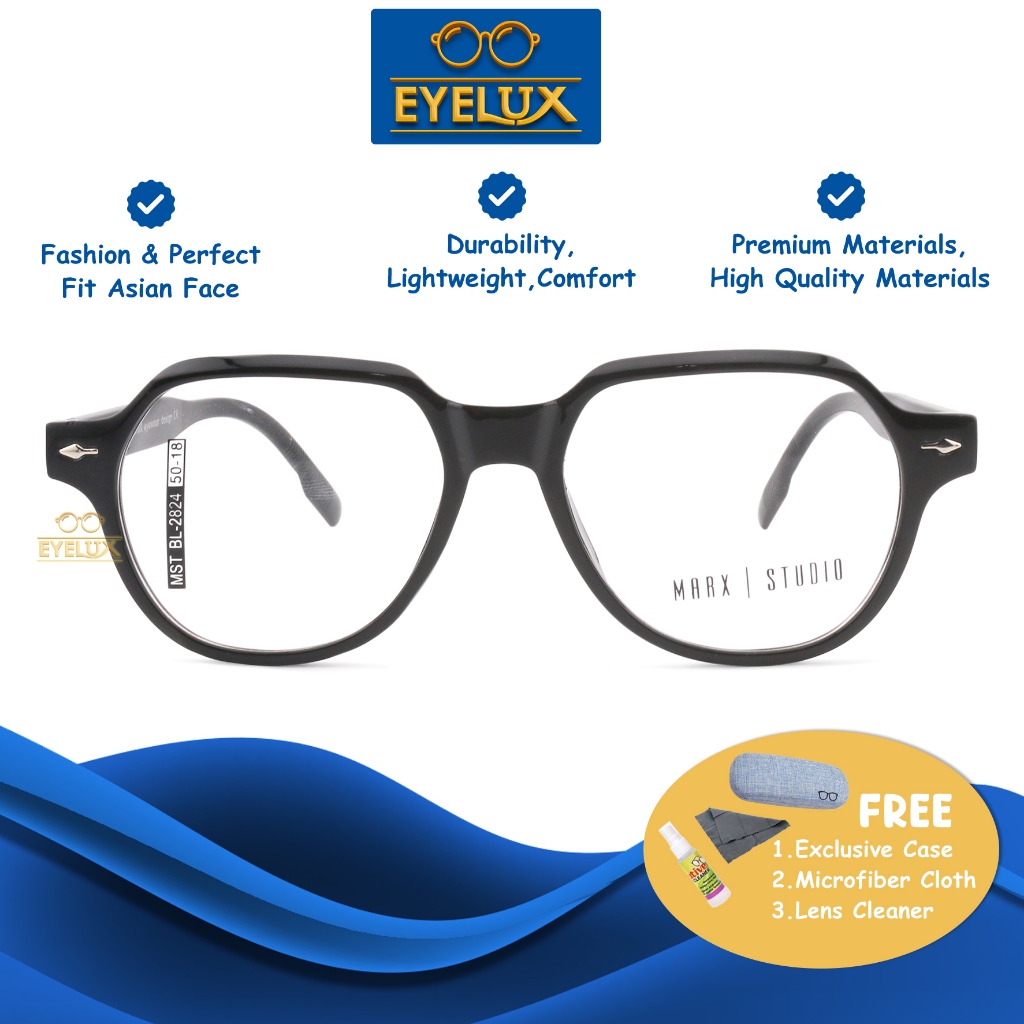 Marx Studio Eyewear / MST BL-2824 / 50-18 / Frame Kacamata  Marx Studio ORIGINAL