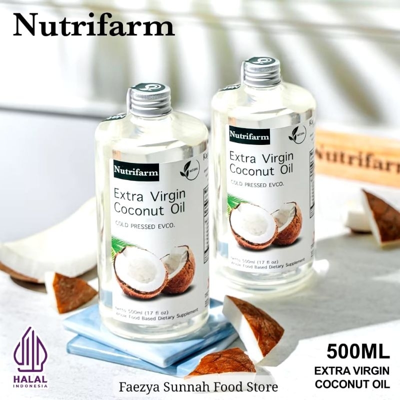 

Extra Virgin Coconut Oil Nutrifarm Original Organik 500ml
