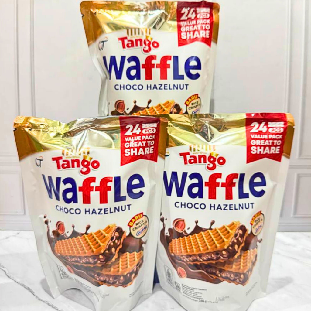 

Tango Waffle Choco Hazelnut Kemasan Pouch Kaleng 240g