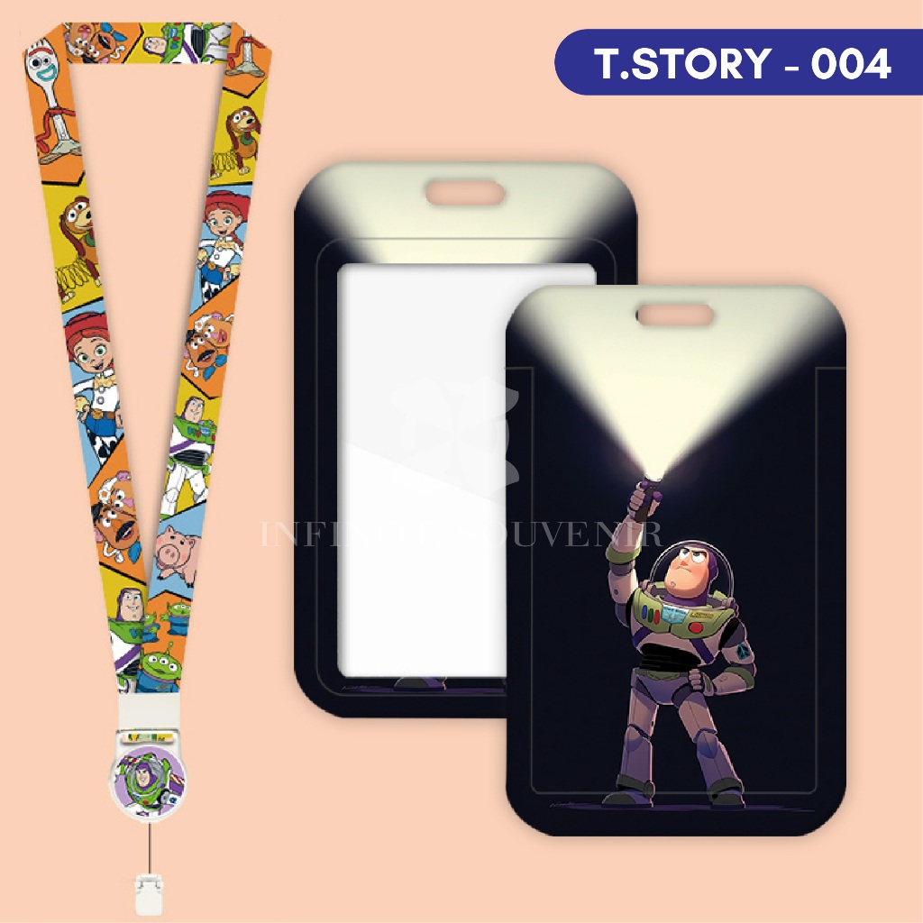 

RB (N017) ID Card Holder Tali Yoyo Toy Story / Nametag Yoyo Buzz / Woody / James / Bunny / Potato /