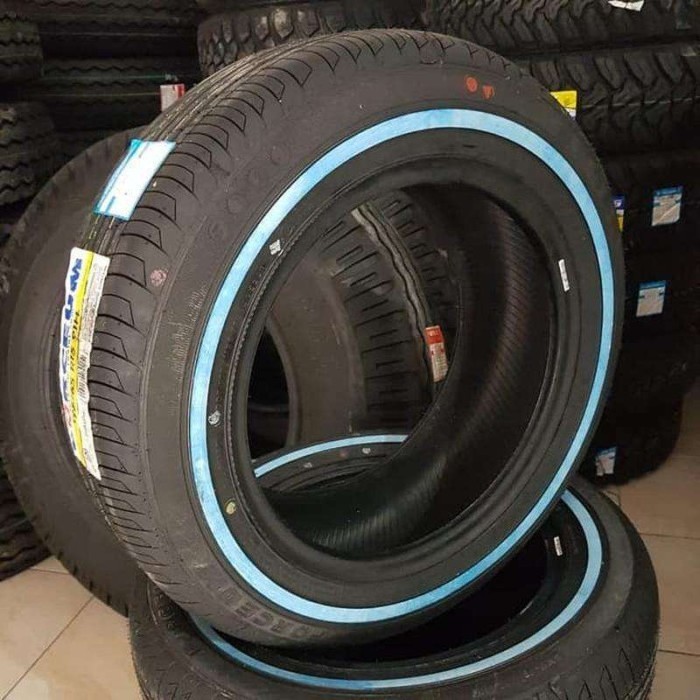 Ban Forceum Ecosa WLW 195 65 R15 List PUTIH ban mobil tubles bukan hankook