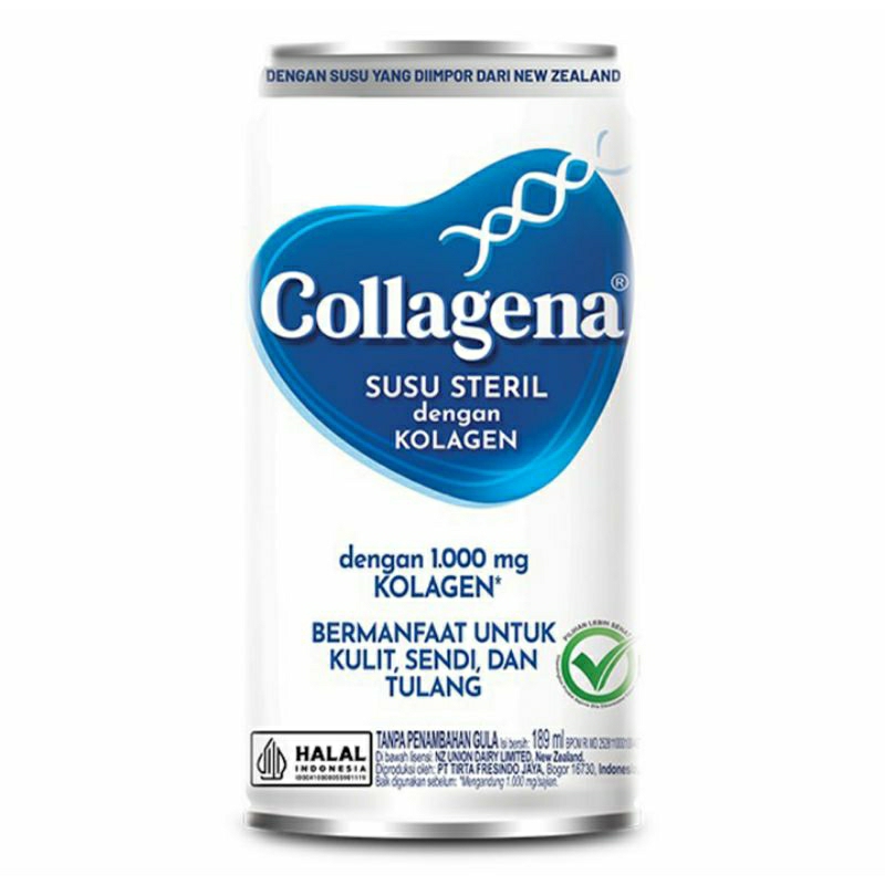 

Collagena susu cair steril kaleng 189ml