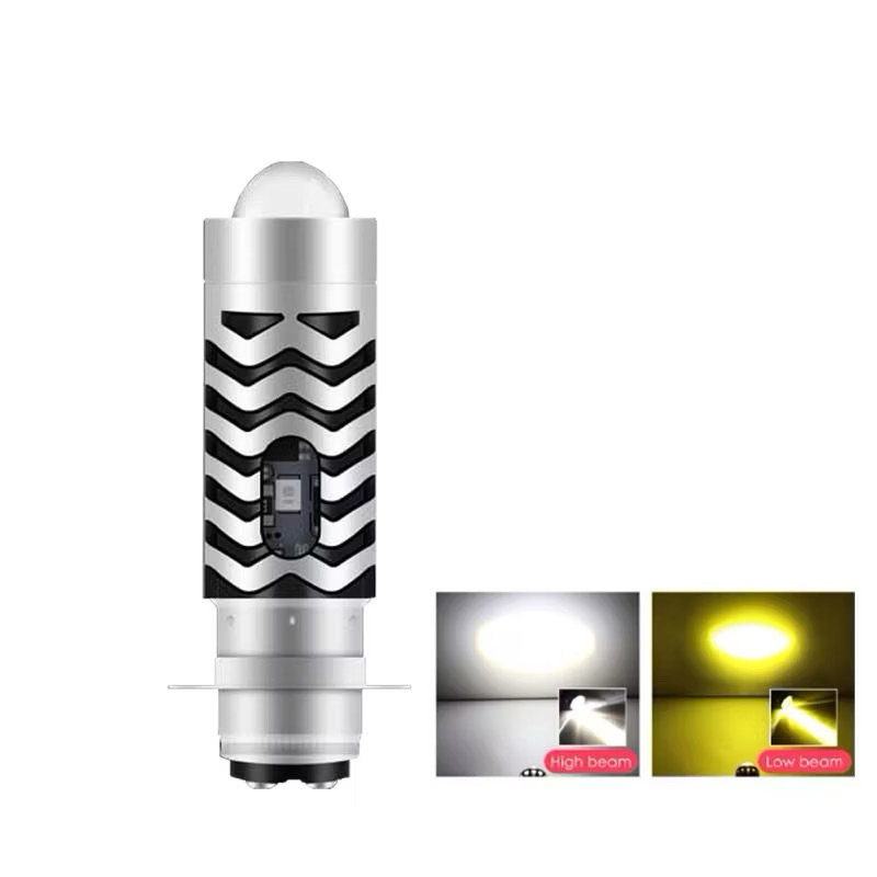 LAMPU LED H6 LASER HI LO LAMPU UTAMA MOTOR LED LASER H6 BERKUALITAS DAN SUPER TERANG H6 LASER 2 COLO