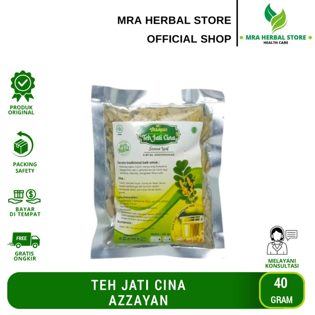 

Teh Jati Cina Curah Azzayan 40 Gr | Minuman Herbal Jati China Az zayan Senna Leaf Original