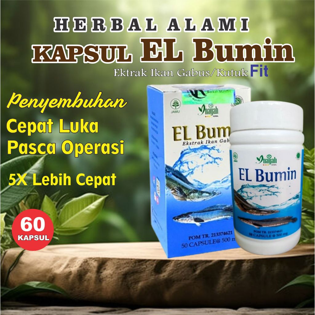 

JAMU HERBAL ELBUMIN MENGATASI LUKA PASCA OPERASI