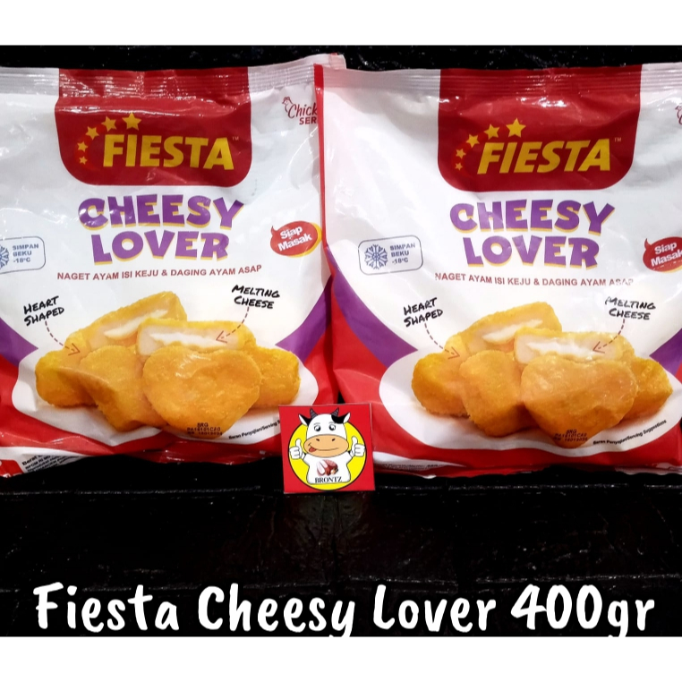 

FIESTA CHEESY LOVER KEMASAN 400GR-FROZEN FOOD-BRONTZ JOGJA