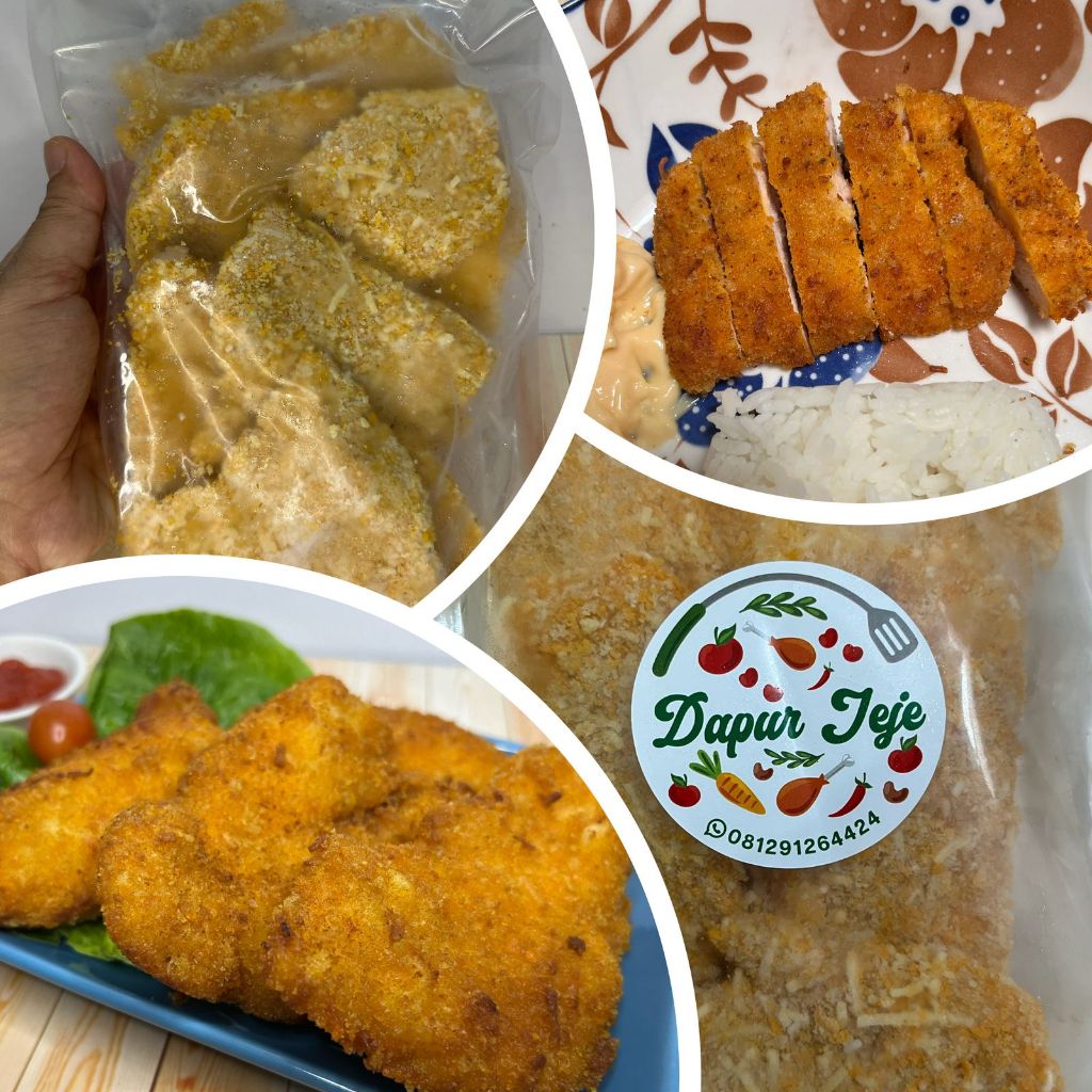 

HOMEMADE FROZEN FOOD CHICKEN KATSU bento hahal dapur jeje