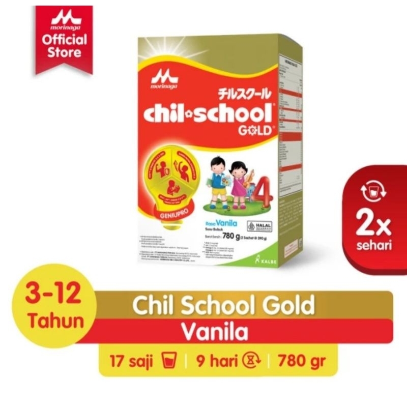 

Chilschool Gold Vanila 780gr susu morinaga Chilschool vanila reguler 780gr