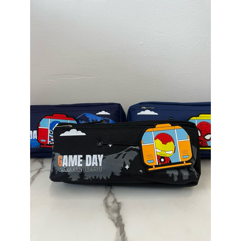 

Kotak Pensil Pencil Case Super Hero Spiderman Captain America Iron Man Cowok Cewek