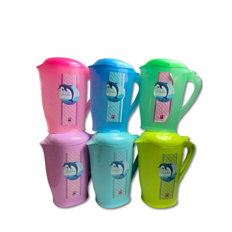 Teko Air Minum Jumbo/Dolphin Teko Air / Water Jug plastik serbaguna 2500ml/ Water Jug unik/ Eskan LB