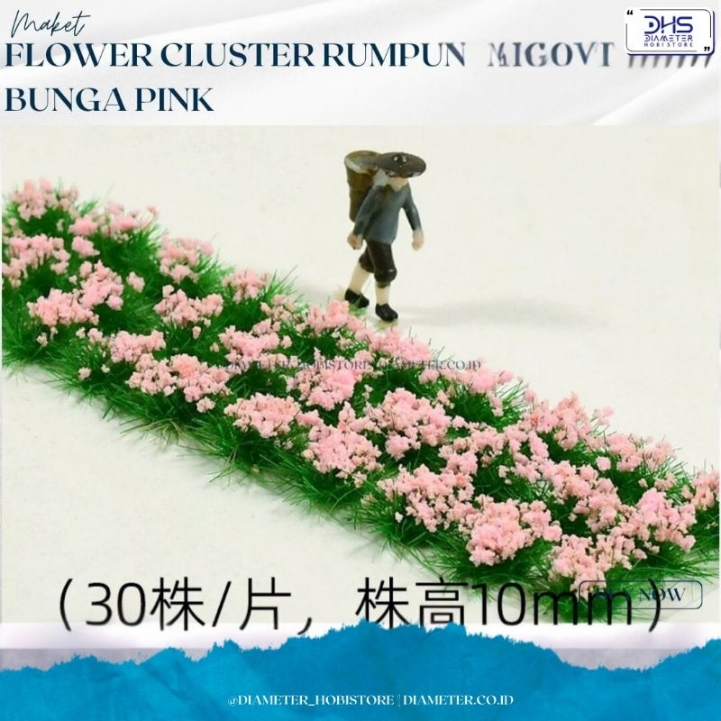 CLUSTER RUMPUN BAHAN MAKET MINIATUR TANAMAN