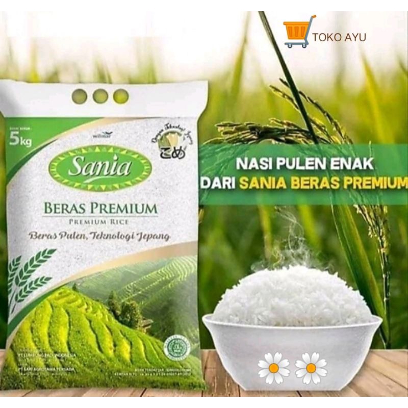 

Beras premium Sania 5 kg