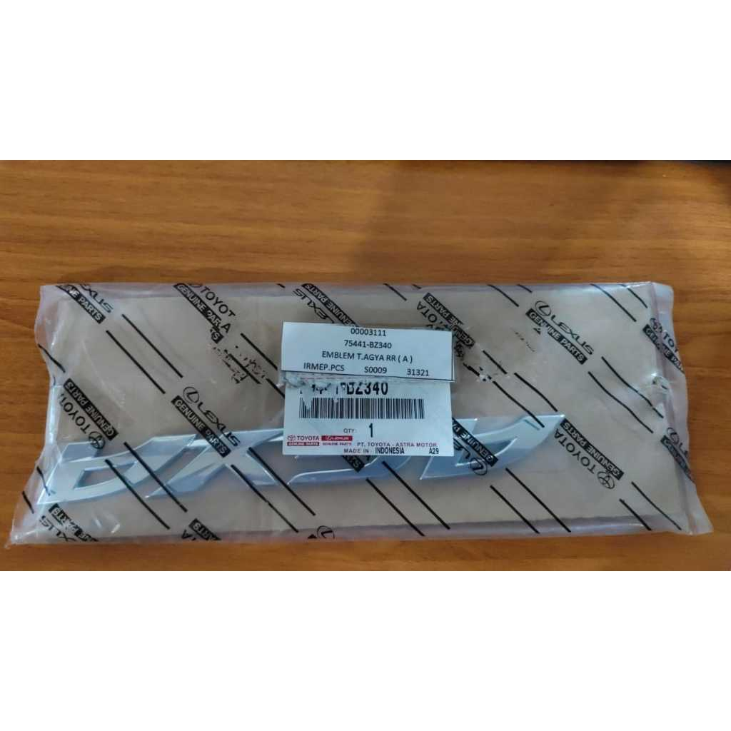 EMBLEM T.AGYA RR 75441-BZ340