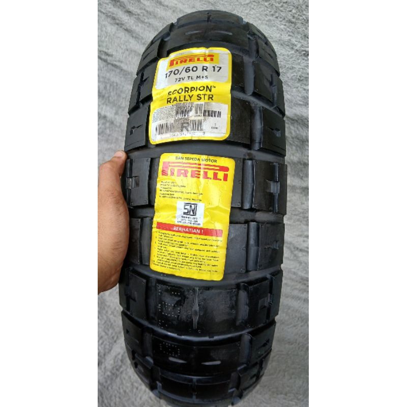 Pirelli uk 170/60 scorpion rally str BIG BLOCK DUALPURPOSE . MT25 ER6 BENELLI .ER6F KAWSAKI VERSY