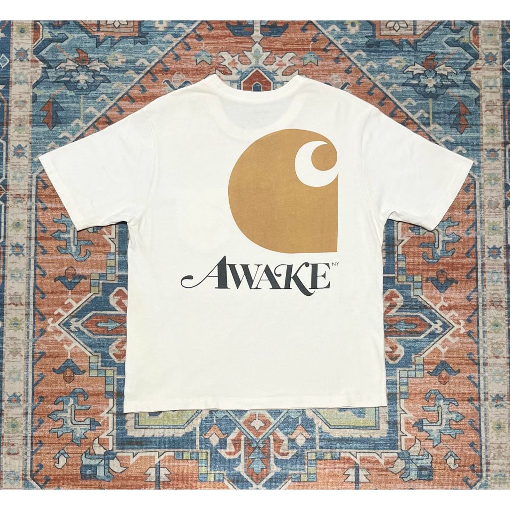 CARHARTT X AWAKE BIG LOGO TSHIRT - WHITE