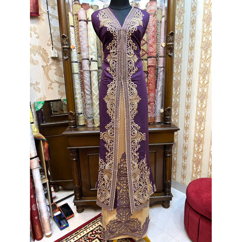 bahan kebaya bordir minang/bordiran padang/bordiran minang bukittinggi/kebaya setelan