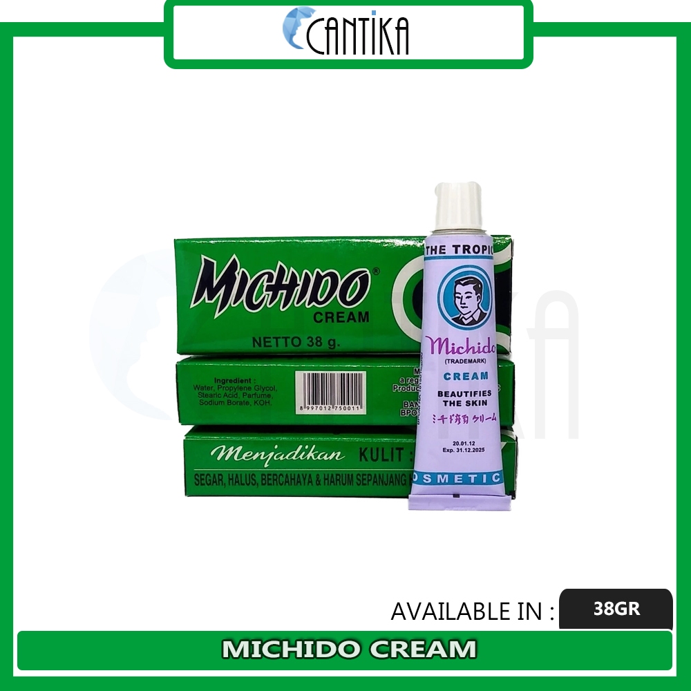 PROMO MICHIDO Cream 38gr - Krim Pelembab Mencerahkan Wajah