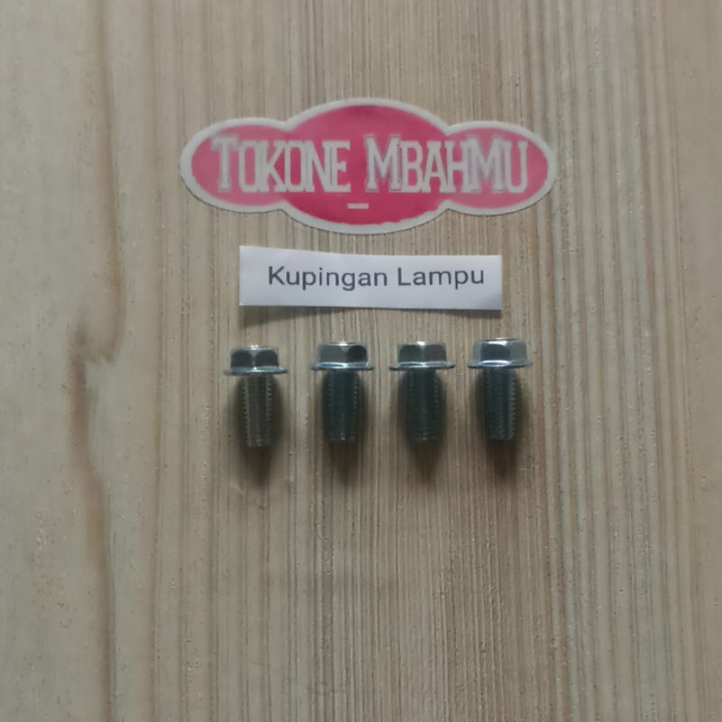 Baut Cover Body Bodi Kupingan Lampu Honda MegaPro Hiu 160 Lama / Old