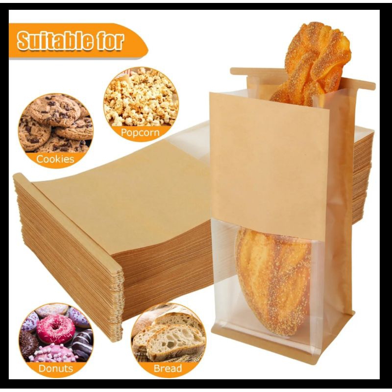 

(1pcs) Kemasan Klip Bungkus Kantong Roti Tawar / Kantong Roti Buttom - Murah