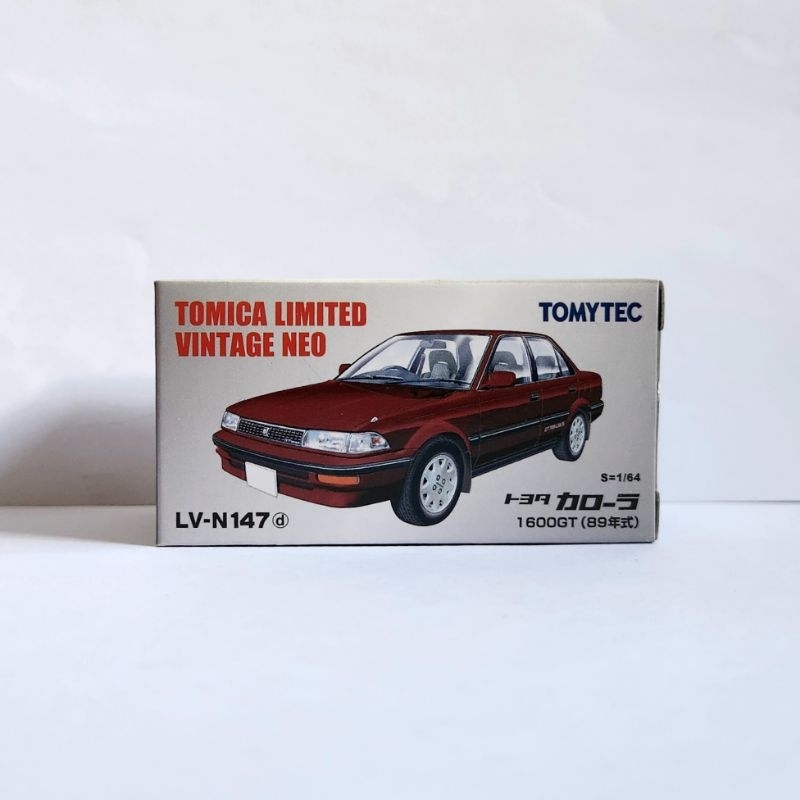 Tomica Limited Vintage Toyota Corolla AE90 Twincam 1600 GT Red Merah