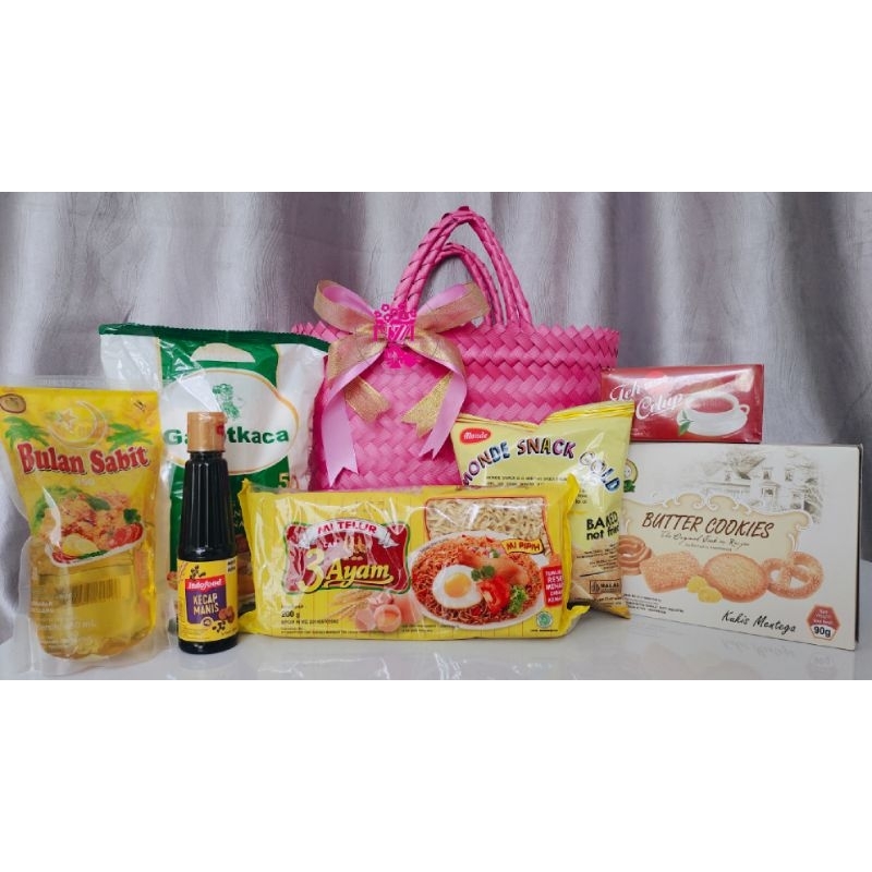 

Bingkisan hampers paket sembako ramadhan lebaran Munggahan termurah terlaris