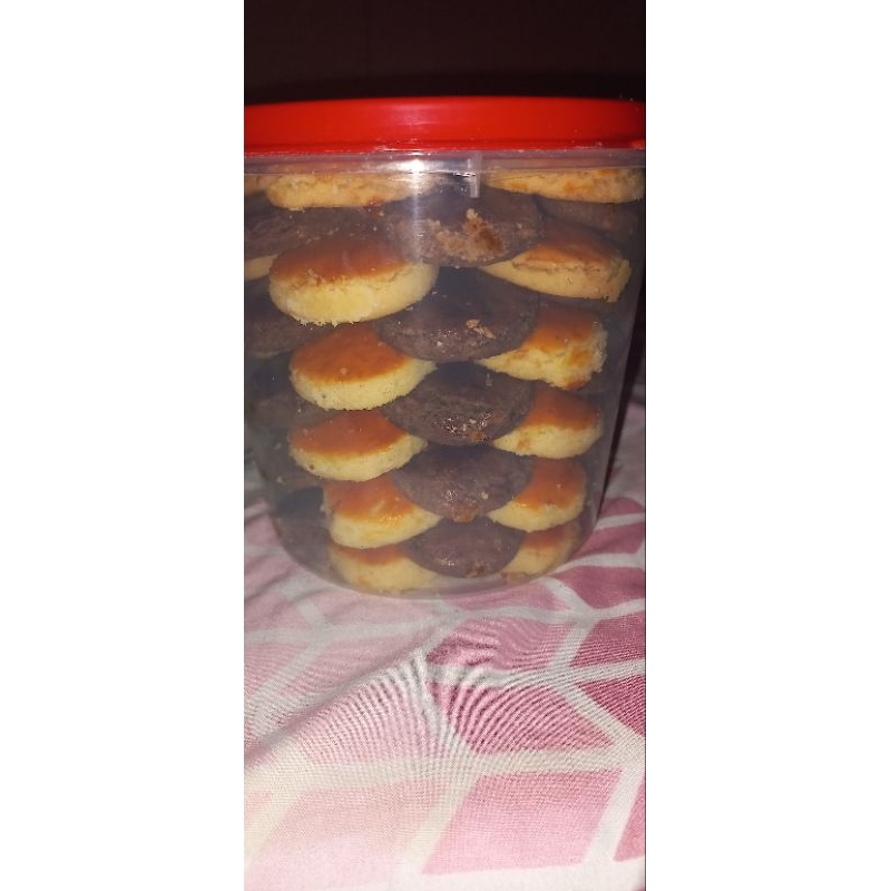 

kue kacang varian Mix ori dan coklat, KuCang kue lebaran