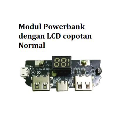 modul powerbank LCD 5V 2.4A copotan normal