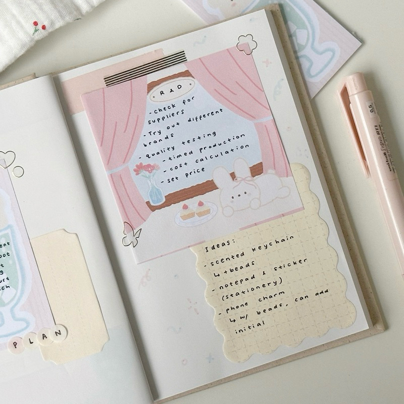 

Aesthetic Memo Pad Journal ala Korea