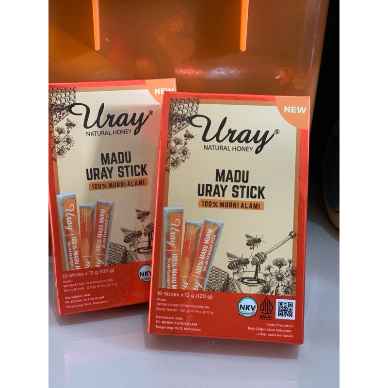 

URAY NSTURAL HONEY STICK NEW ISI 10 STICK 120 G