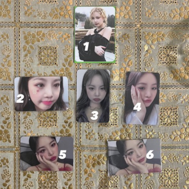 SOOJIN EX OFFICIAL (G)I-DLE PC POCA PHOTOCARD