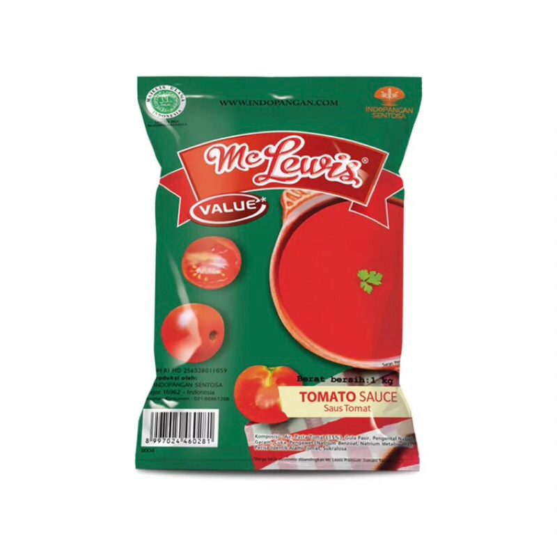 

McLewis Saos Tomat | Mc Lewis Tomato Sauce Value 1kg