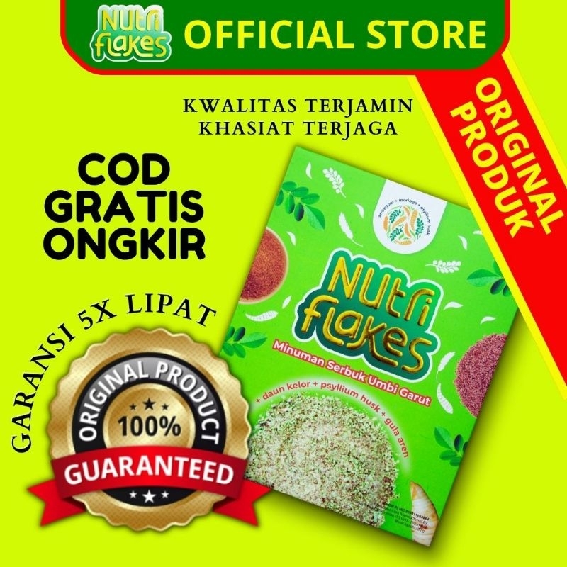 

NUTRI FLAKES SEREAL UMBI GARUT + DAUN KELOR + PSYLLIUM HUSK - SOLUSI TEPAT ATASI GERD, MAAG, ASAM LAMBUNG TANPA EFEK SAMPING