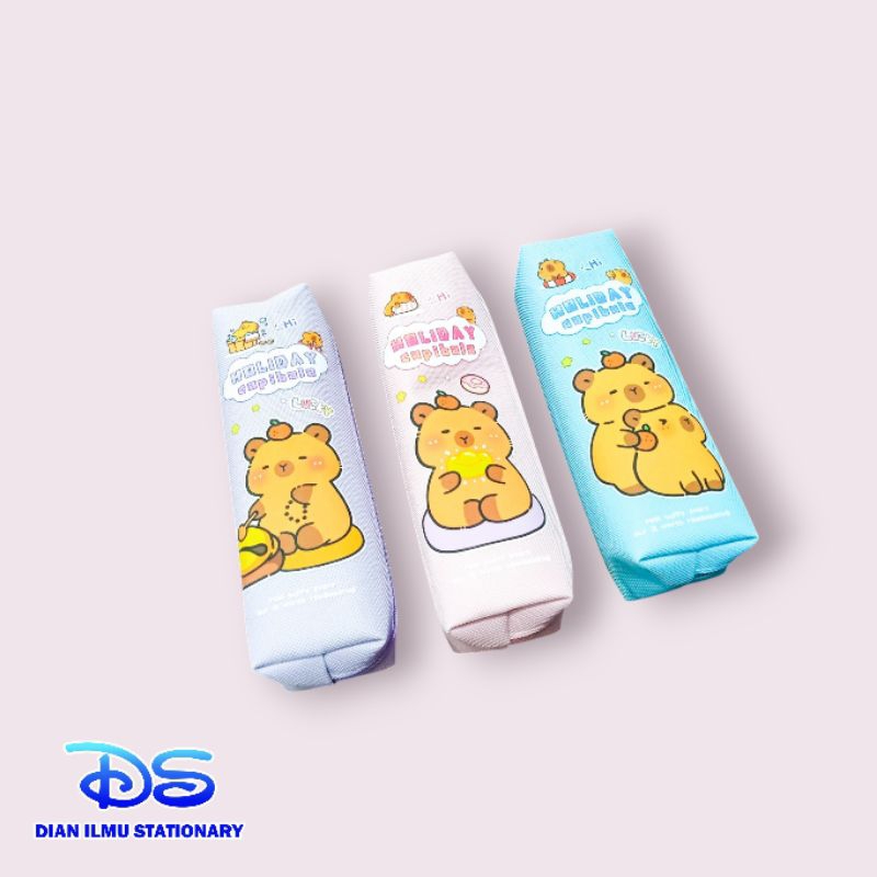 

pensil case kotak pensil resleting capy bara