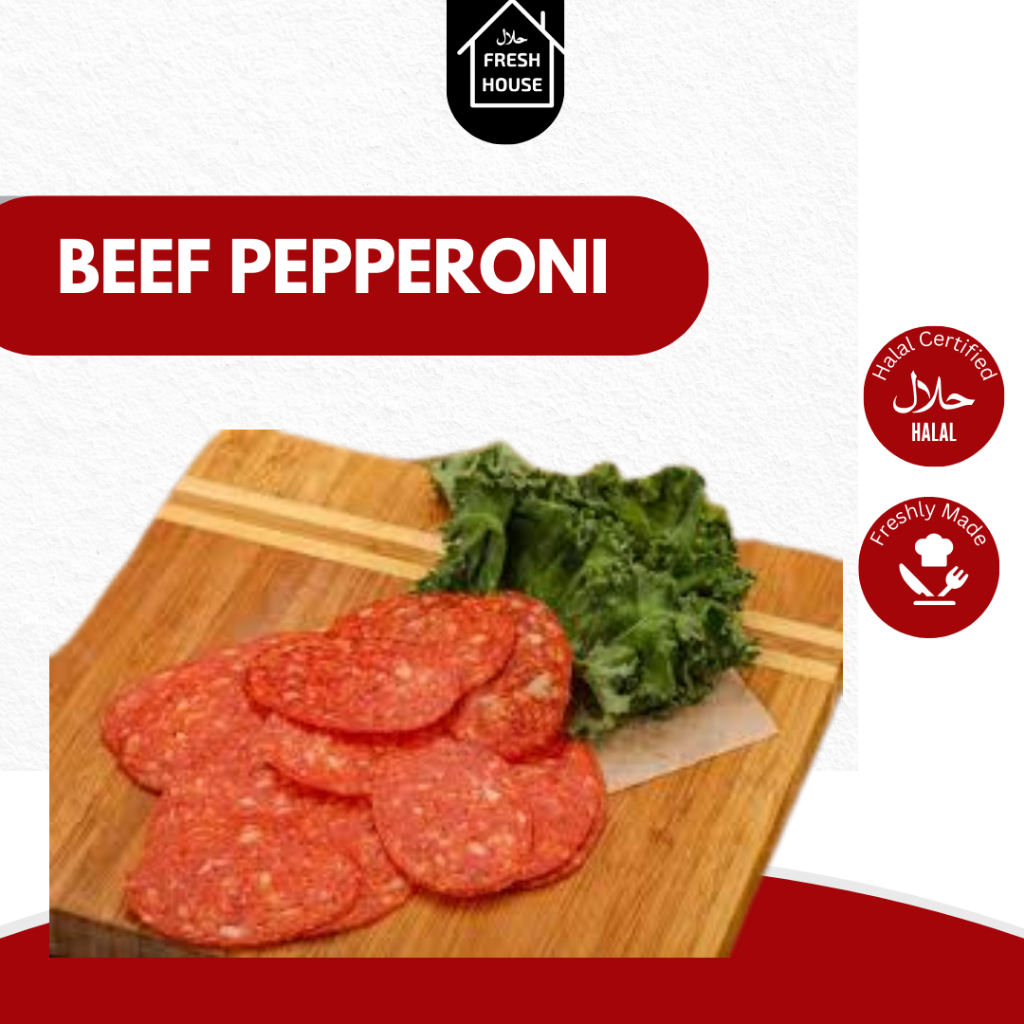 

BEEF PEPPRONI YONA/TOPPING PIZZA 500GR