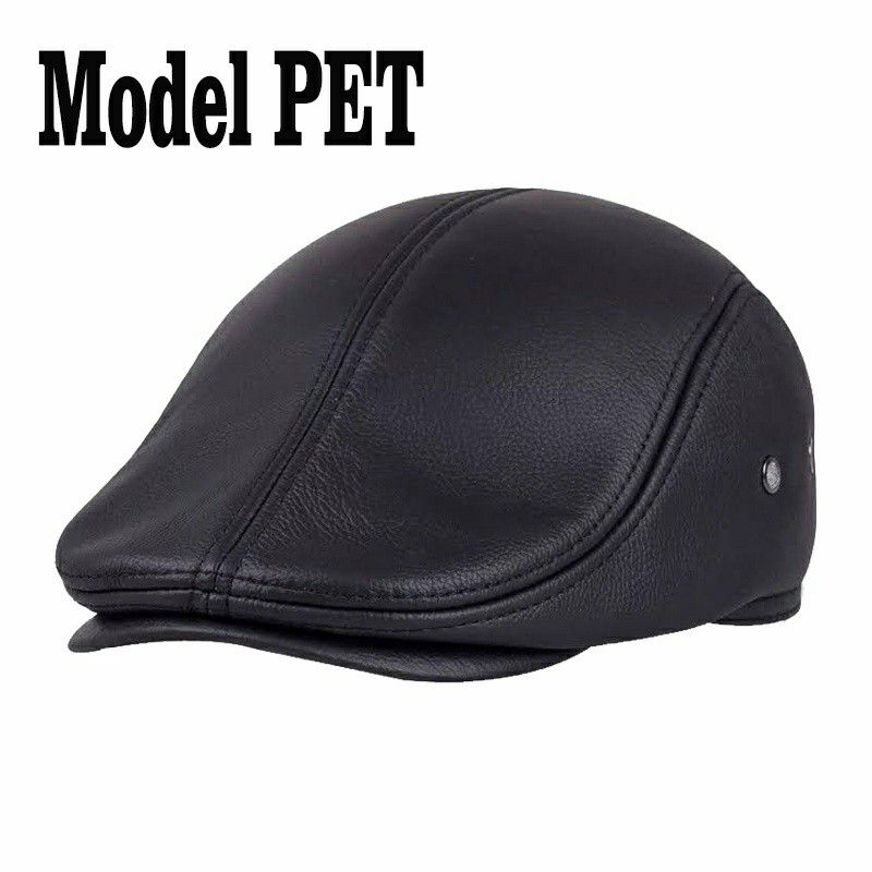 Topi Pet Kulit Pria Dewasa Original Kulit Asli