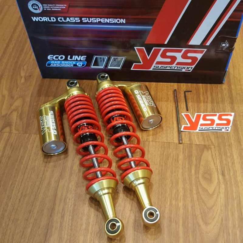 Shock YSS New G Series RC Gold 340 MM Supra X 125-Kharisma-Rx King-Blade-New Blade-Revo-W175 Ori