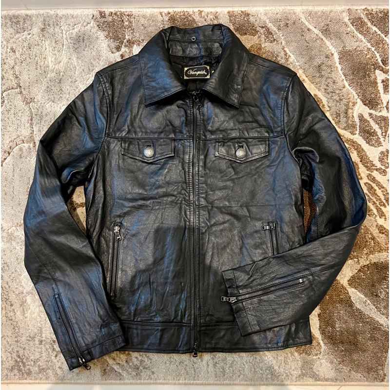 Leather Jacket Jaket Kulit Asli Model Trucker Second Preloved