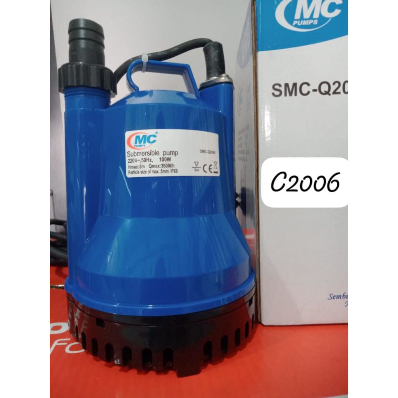 pompa celup MC pump smc-Q2006 untuk hisap air kolam
